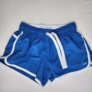 Champion Womens Running Shorts Blue Large